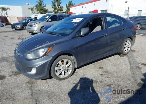 2013 Hyundai Accent Gls из США, поврежденный, VIN KMHCU4AE7DU316413